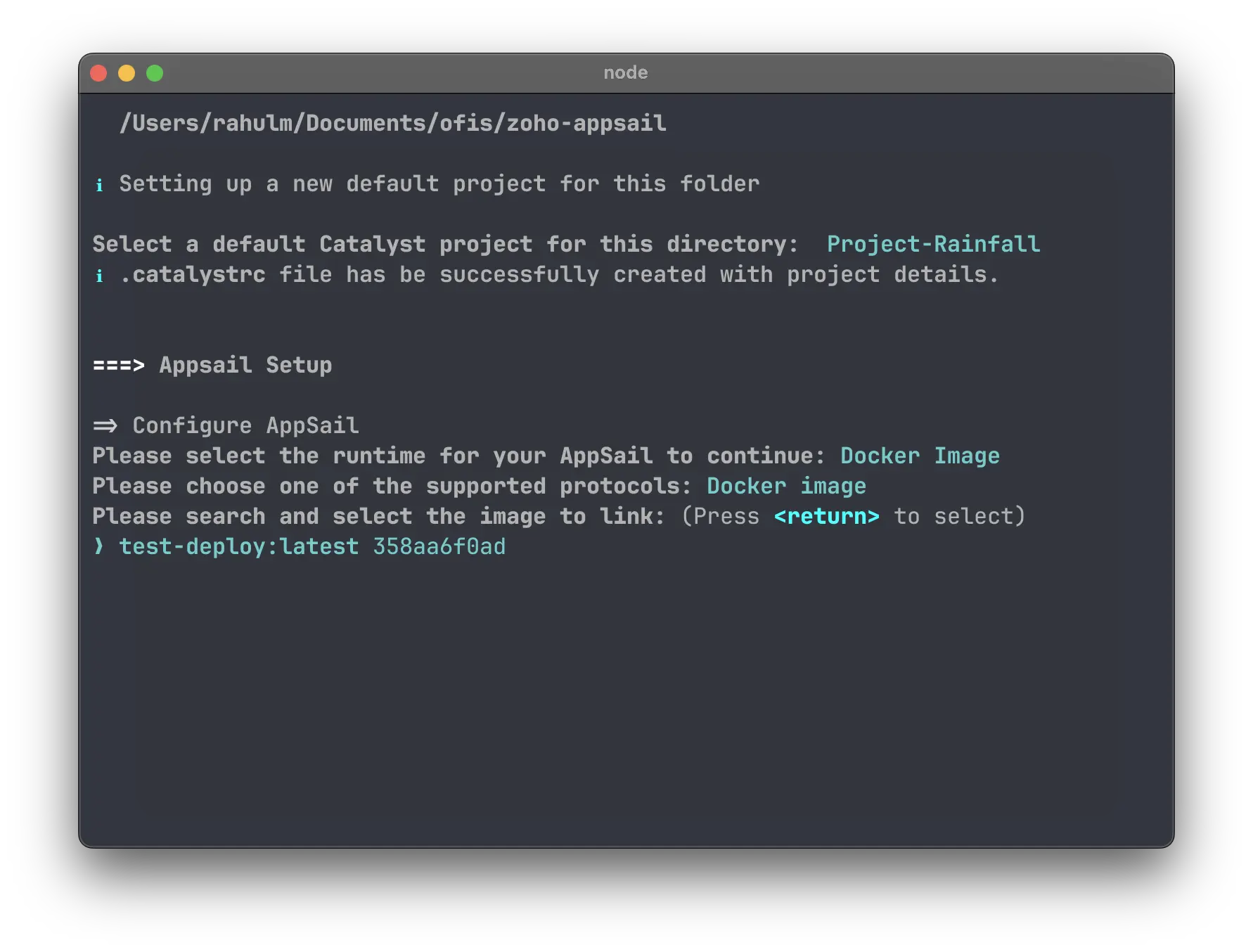 Selecting Docker Image